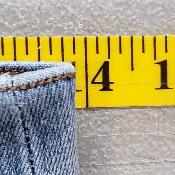 Spanx Jeans Women's Size Small Elastic Waistband Mid Rise Stretch Light Wash - Picture 9 of 12